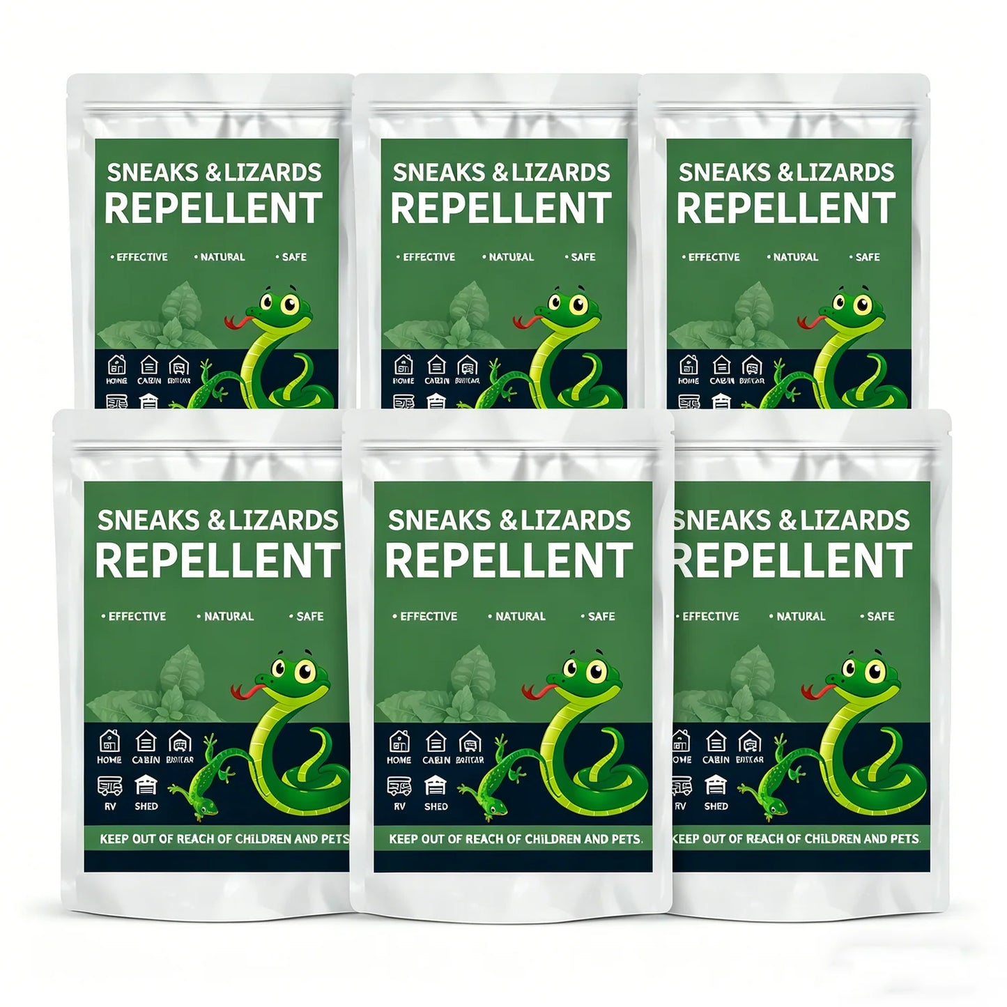 Snakes & Lizards Repellent Pouches