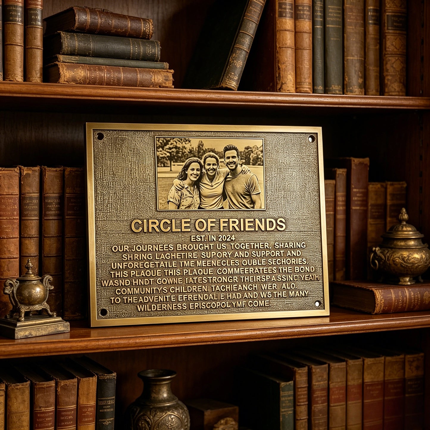 Custom made cast bronze Signs & Plaques - Personalized Memorial Sign