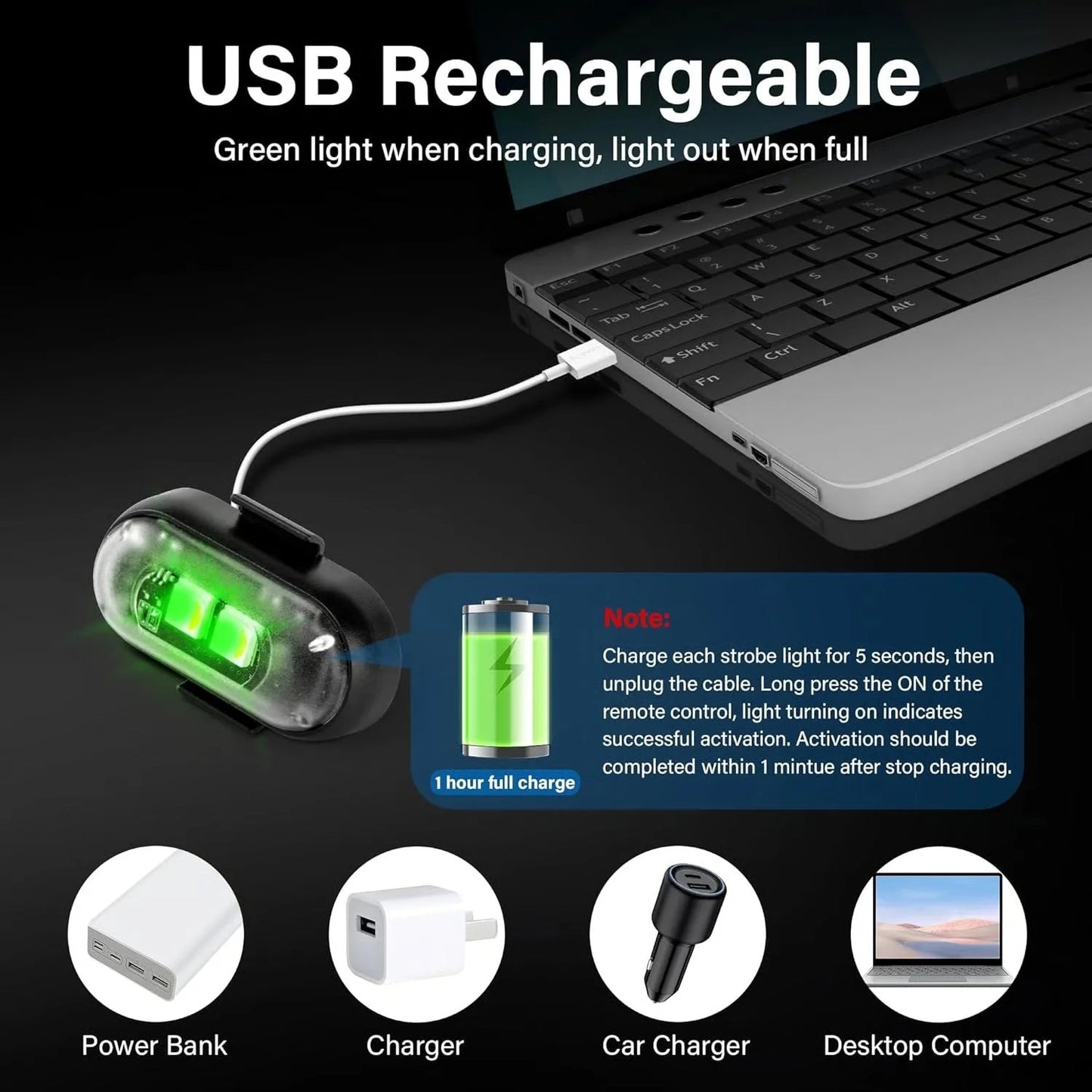 š„š„Wireless Led Strobe Lights