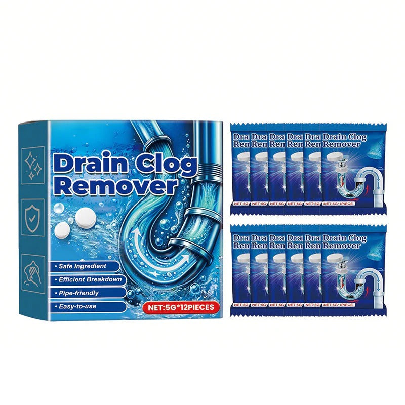 Fast Dissolve Drain Clog Remover Tablets
