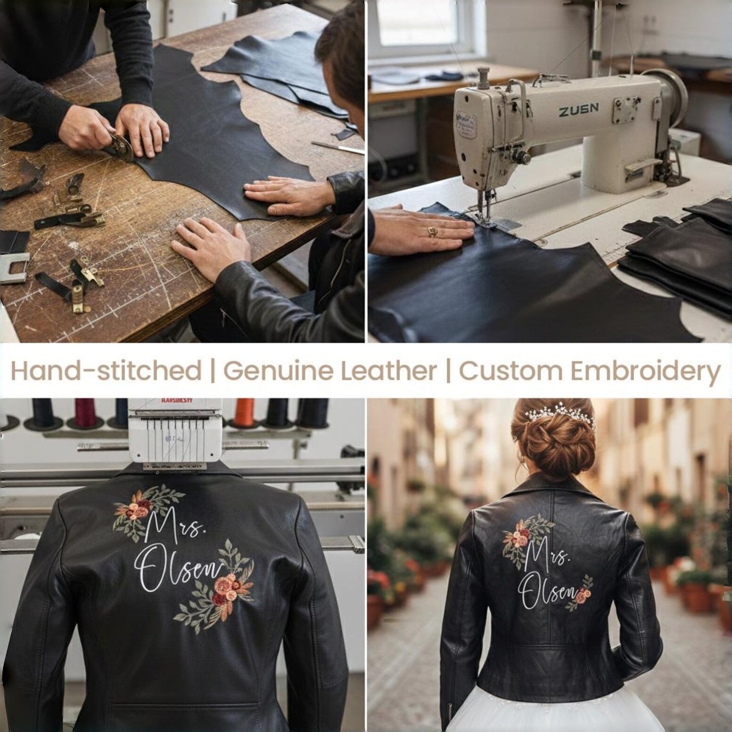 Personalized Mrs Leather Jackets