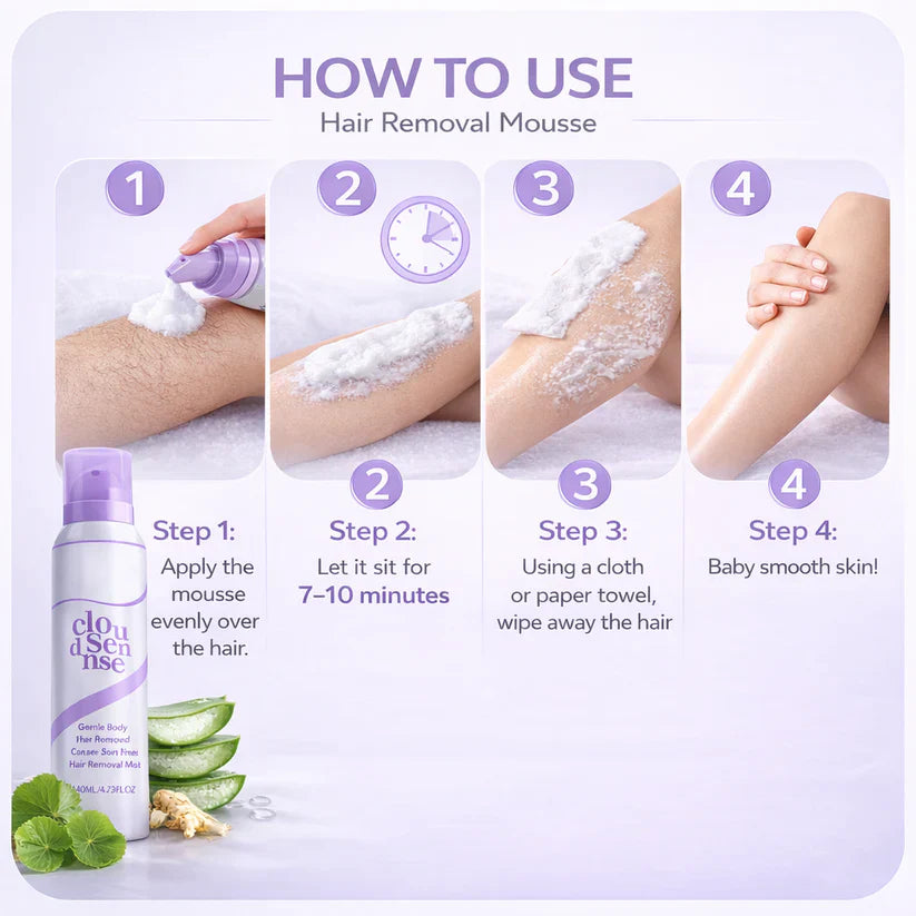 Mild Hair Removal Mousse