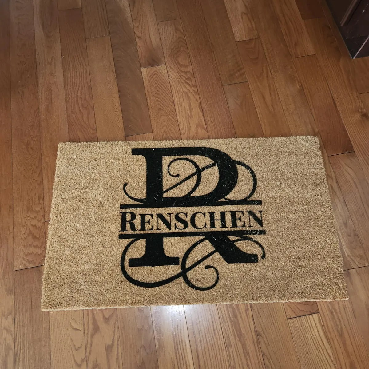 Custom Monogram Welcome Mat for Front Door