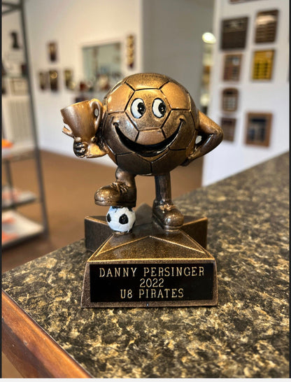 Personalized Soccer Trophy, Custom Award
