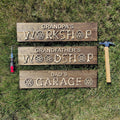 Personalized Workshop Sign, Garage Sign