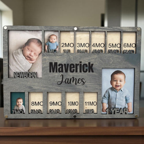 1 year old frame|Gift for one year old