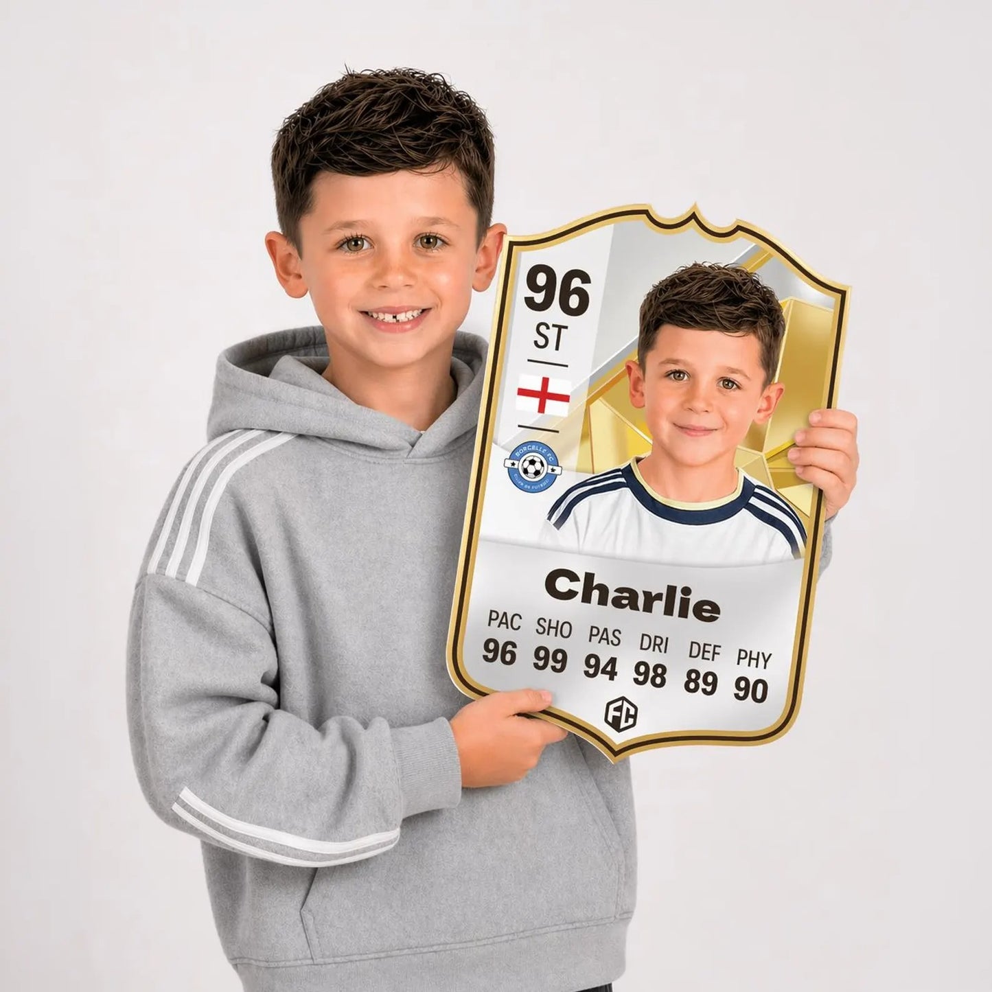 Personalised Football Card Gift