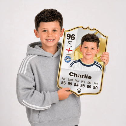 Personalised Football Card Gift