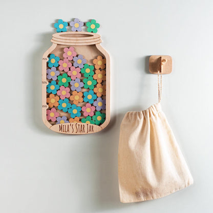 Reward Jar with Custom Kids Name