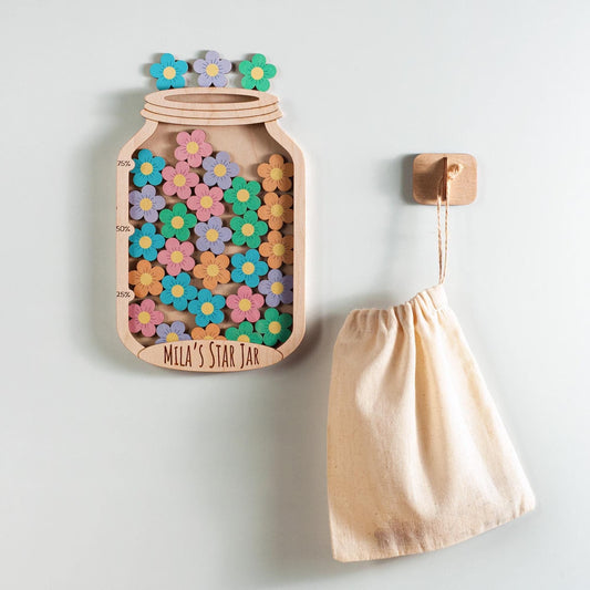 Reward Jar with Custom Kids Name