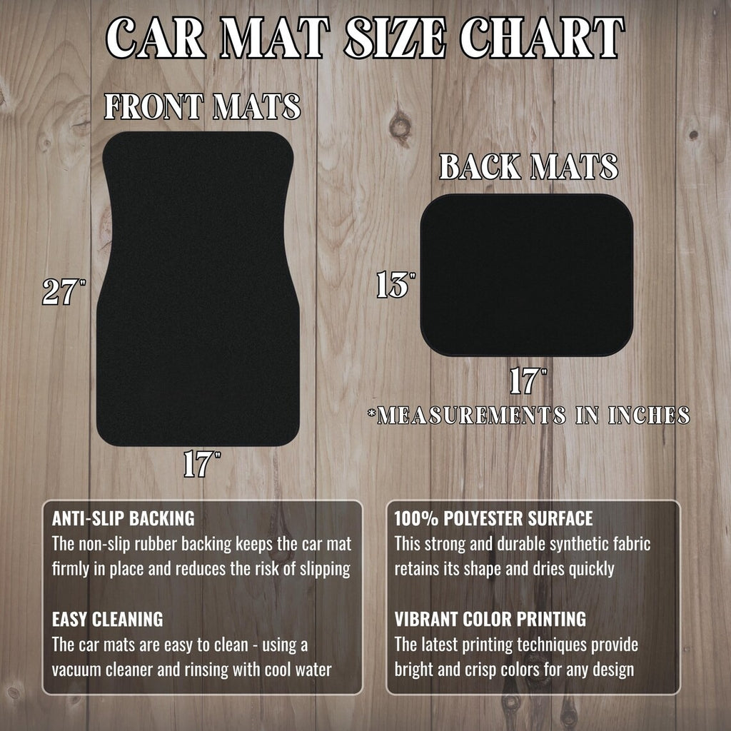 Custom Car Mats | Mr. and Mrs. Personalized Floor Mat Set