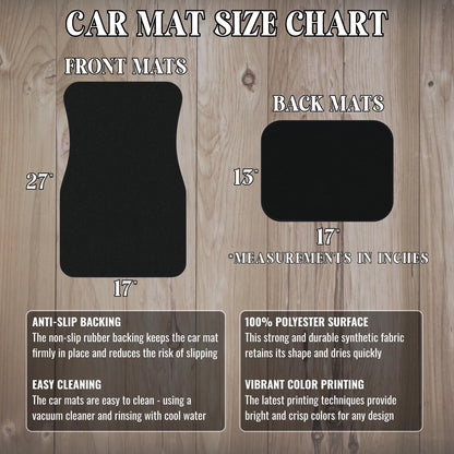 Custom Car Mats | Mr. and Mrs. Personalized Floor Mat Set