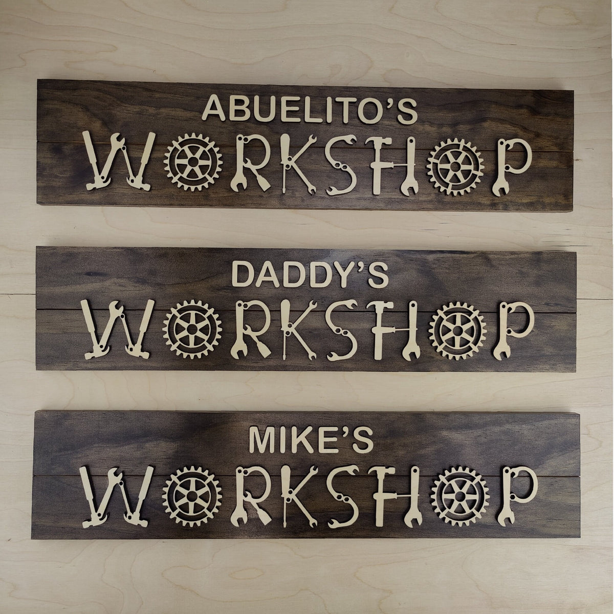 Personalized Workshop Sign, Garage Sign