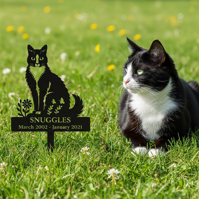 Personalized Cat Grave Marker
