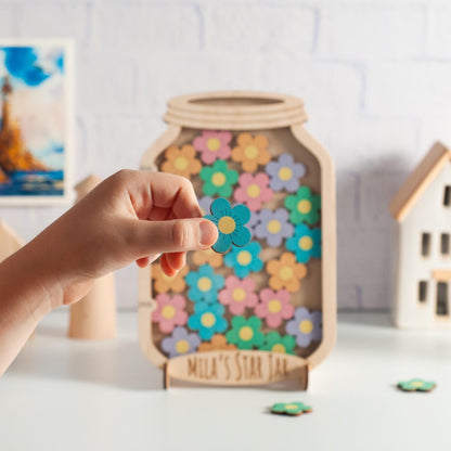 Reward Jar with Custom Kids Name