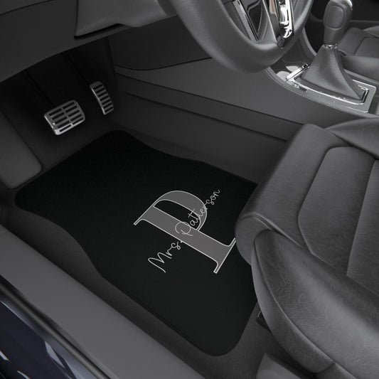 Custom Car Mats | Mr. and Mrs. Personalized Floor Mat Set
