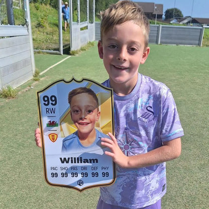 Personalised Football Card Gift