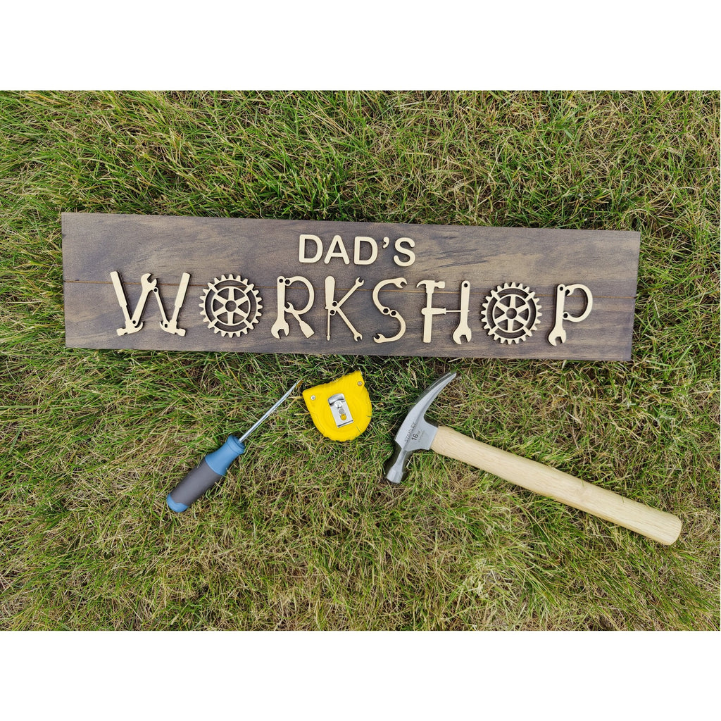 Personalized Workshop Sign, Garage Sign