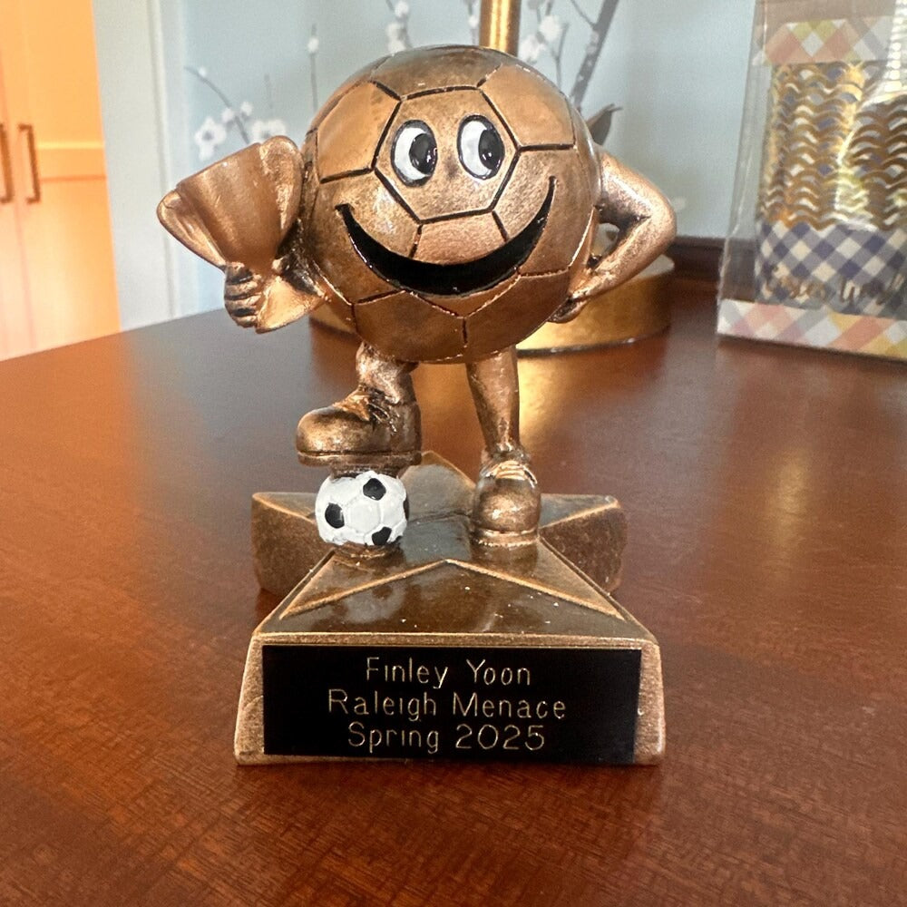 Personalized Soccer Trophy, Custom Award