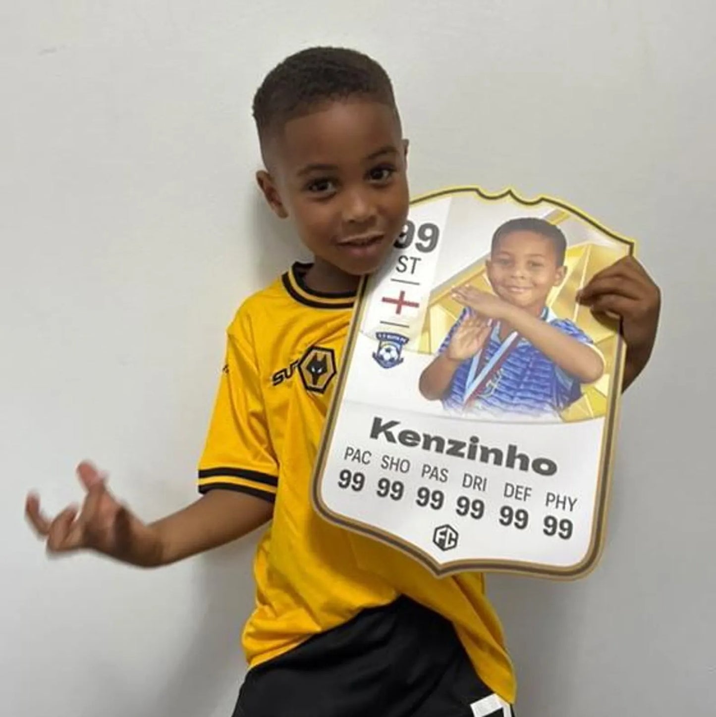 Personalised Football Card Gift