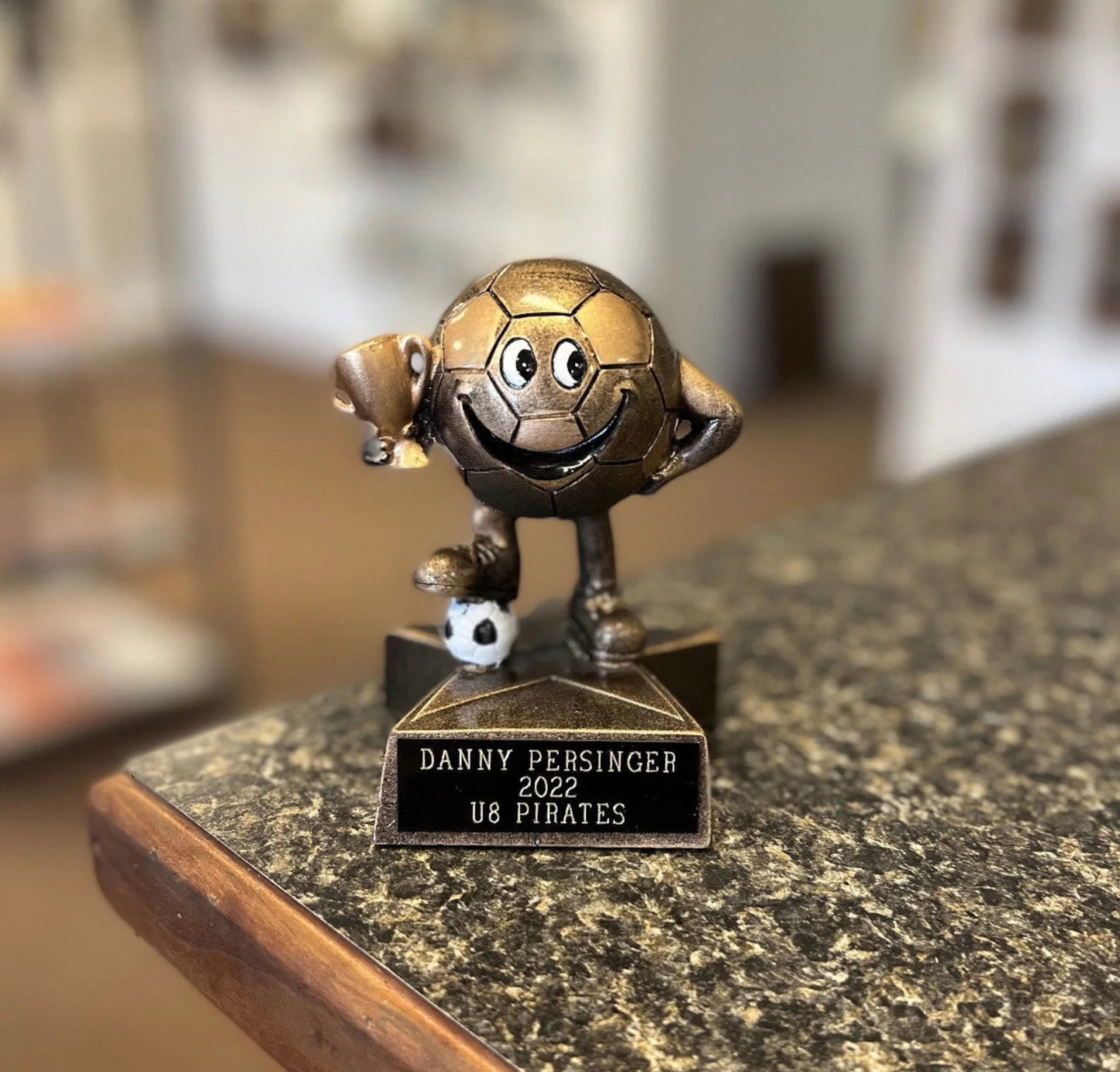 Personalized Soccer Trophy, Custom Award