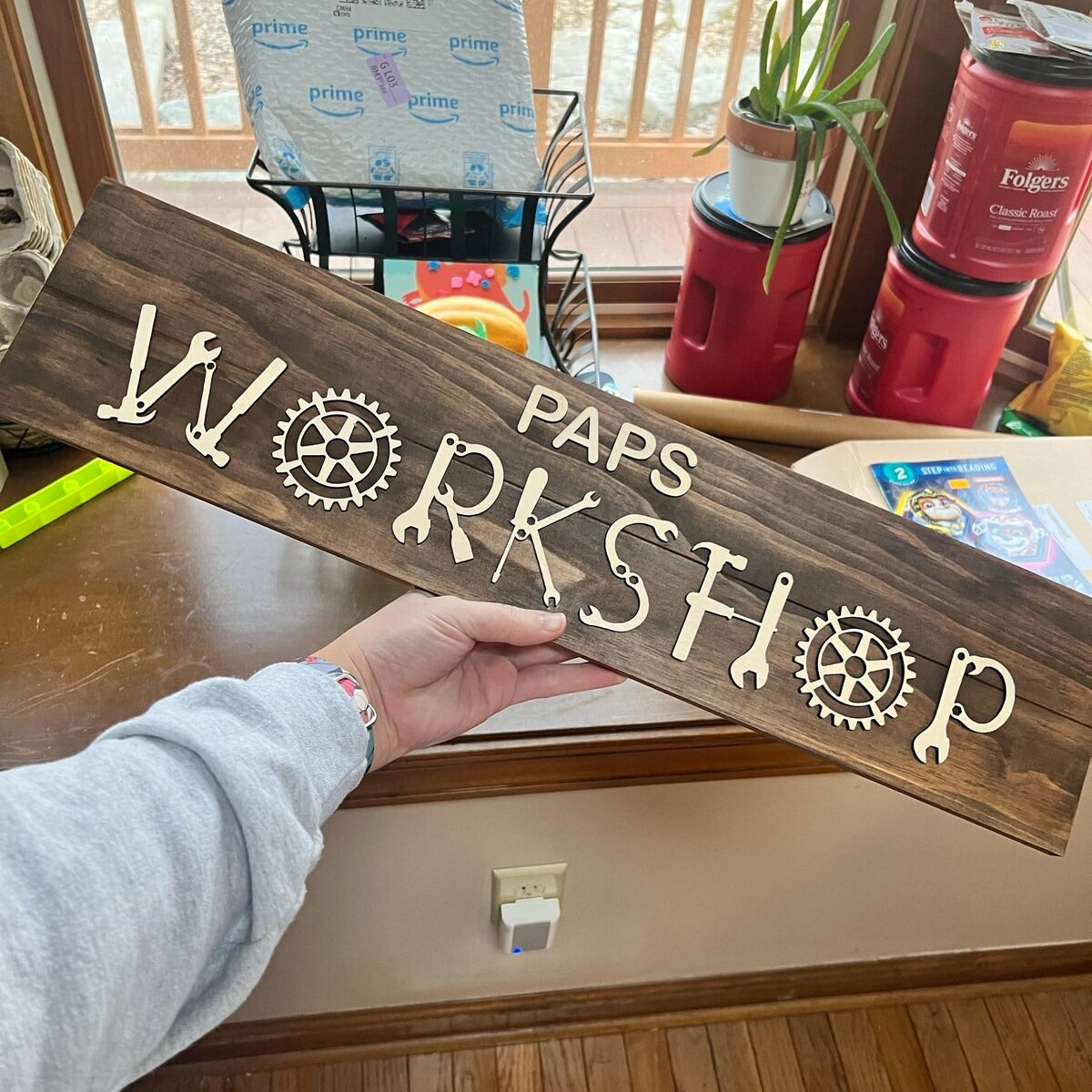 Personalized Workshop Sign, Garage Sign