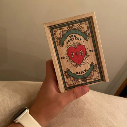 Personalised Couples Large Matchbox
