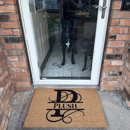 Custom Monogram Welcome Mat for Front Door