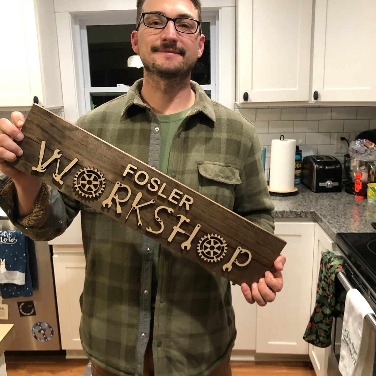 Personalized Workshop Sign, Garage Sign