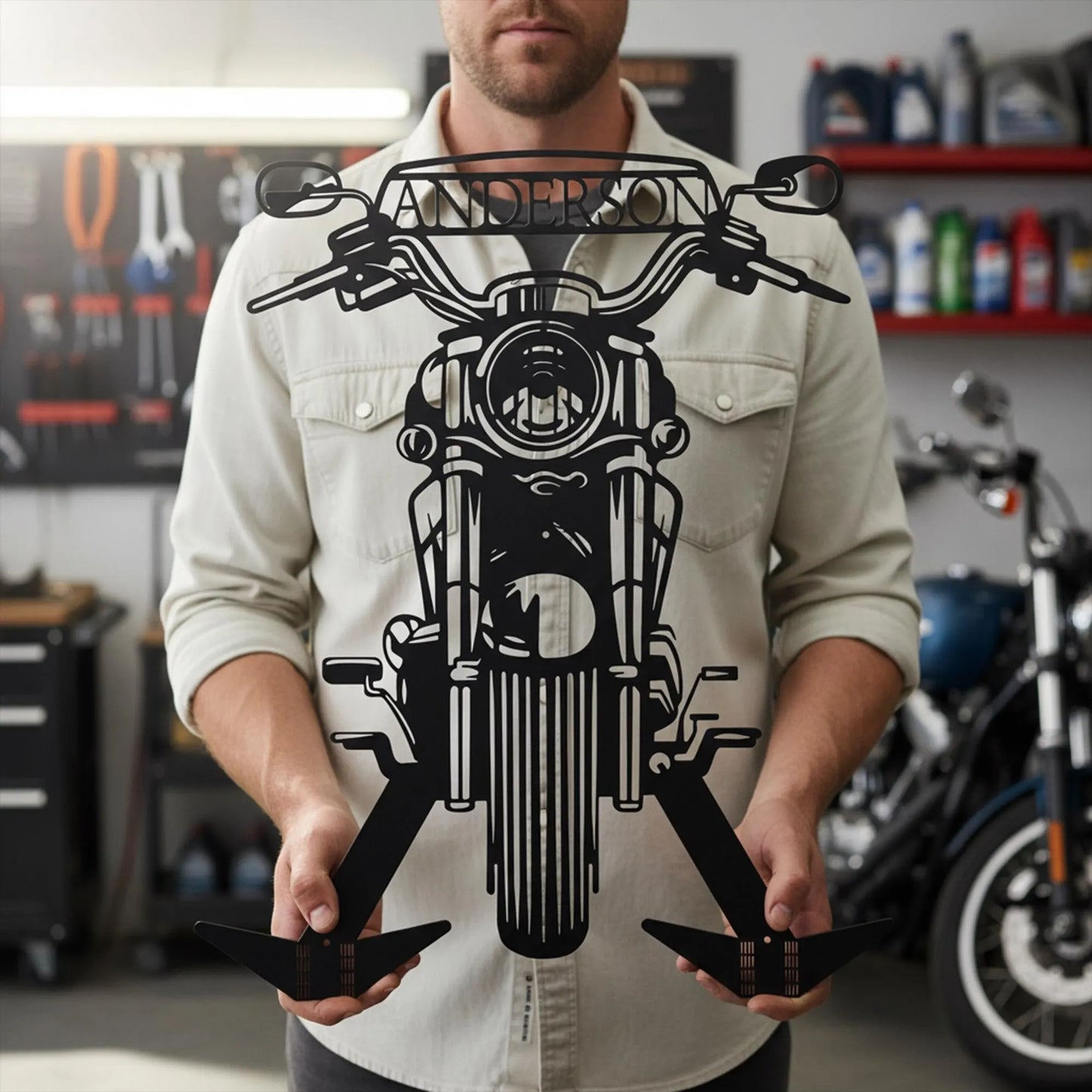 💝Personalized Motorcycle Helmet Holder🎁