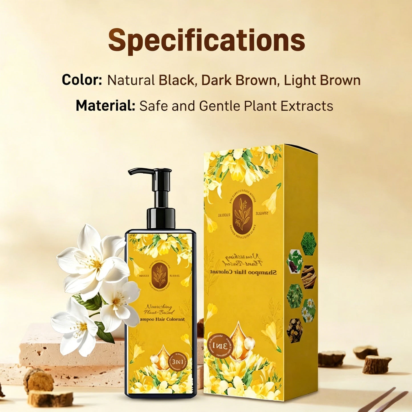 🌿Plant-Based Nutritional Hair Colorant