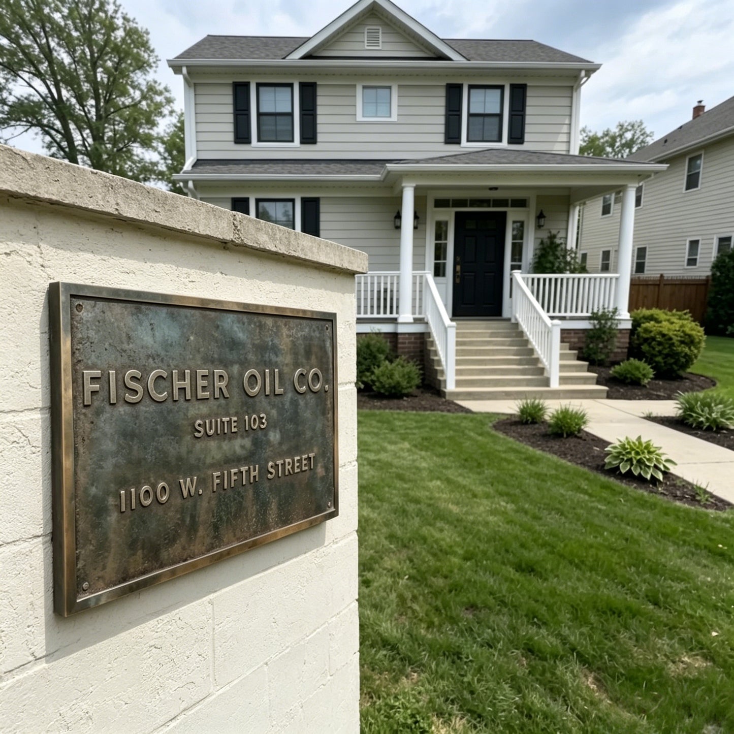 Custom made cast bronze Signs & Plaques - Personalized plaque