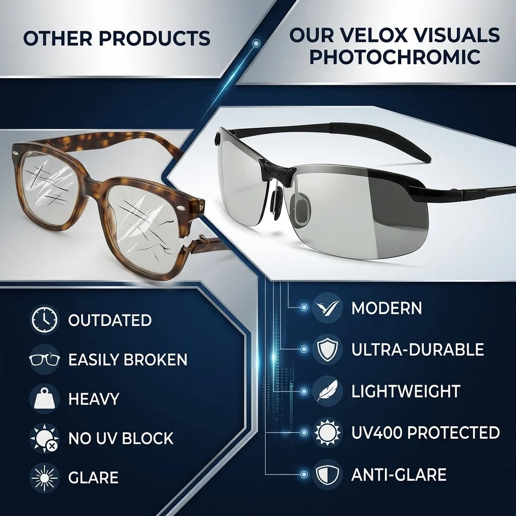 👓Smart Vision Glasses – Anti-Glare UV Protection with Infrared Night Vision