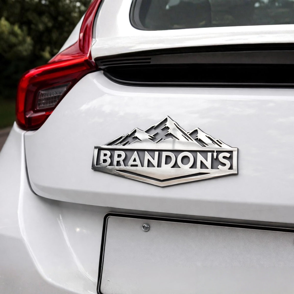 Custom Outdoor Adventure Auto Badge