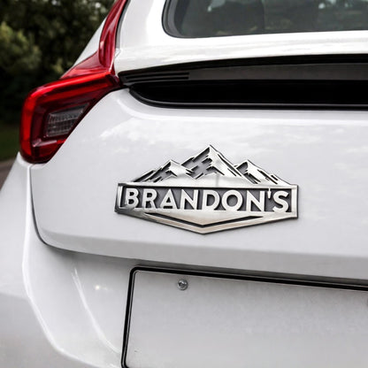 Custom Outdoor Adventure Auto Badge