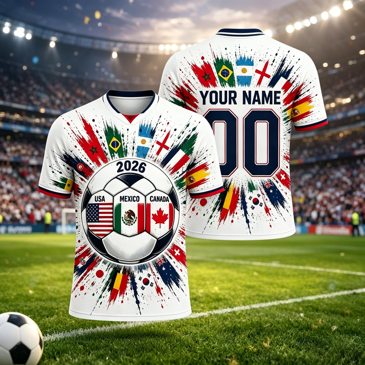 Custom 2026 Soccer Fan Shirt