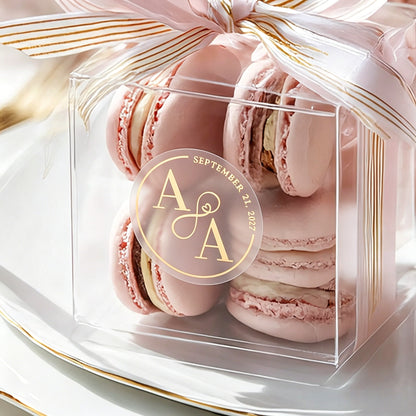 Personalized Monogram Envelope Seals with Initials for Wedding Favors