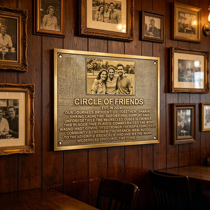 Custom made cast bronze Signs & Plaques - Personalized Memorial Sign