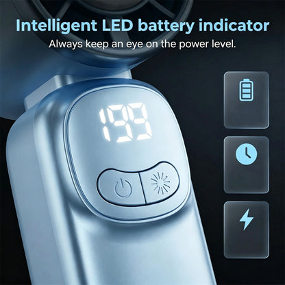 Mini handheld fan with long-lasting battery life