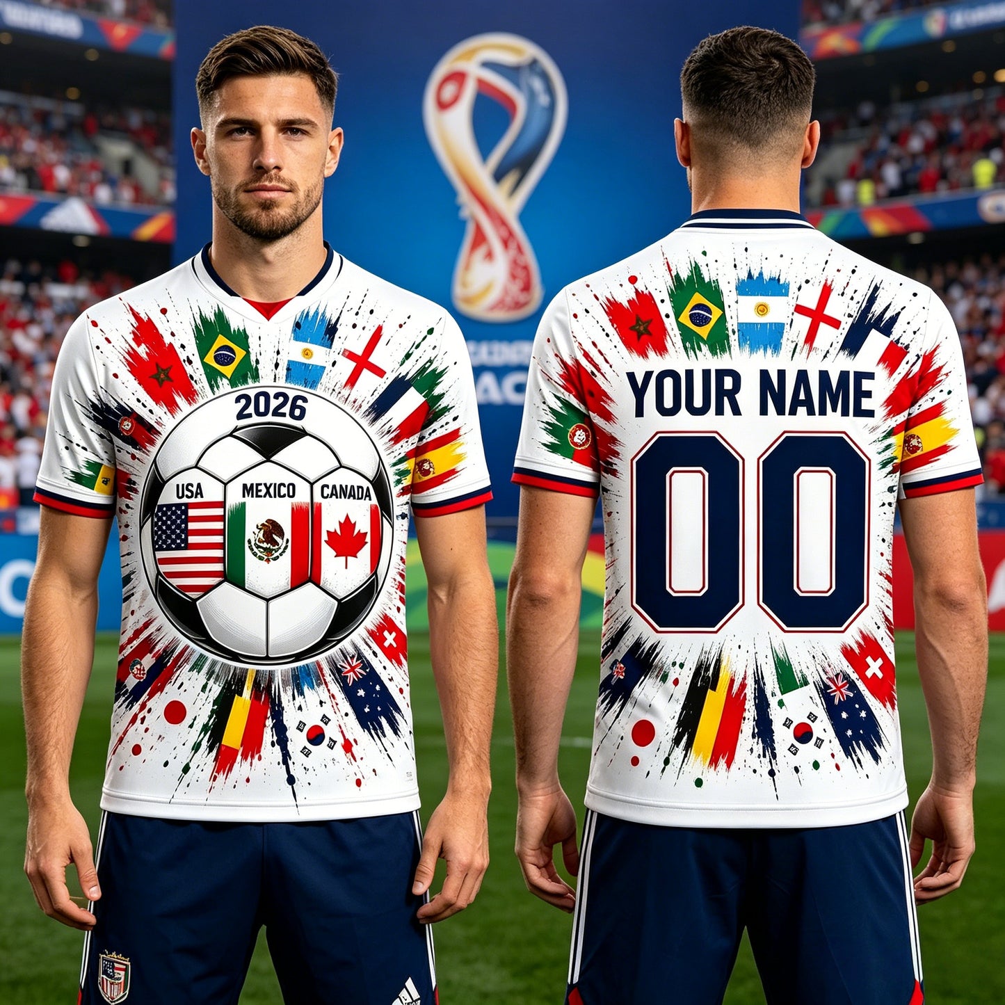 Custom 2026 Soccer Fan Shirt