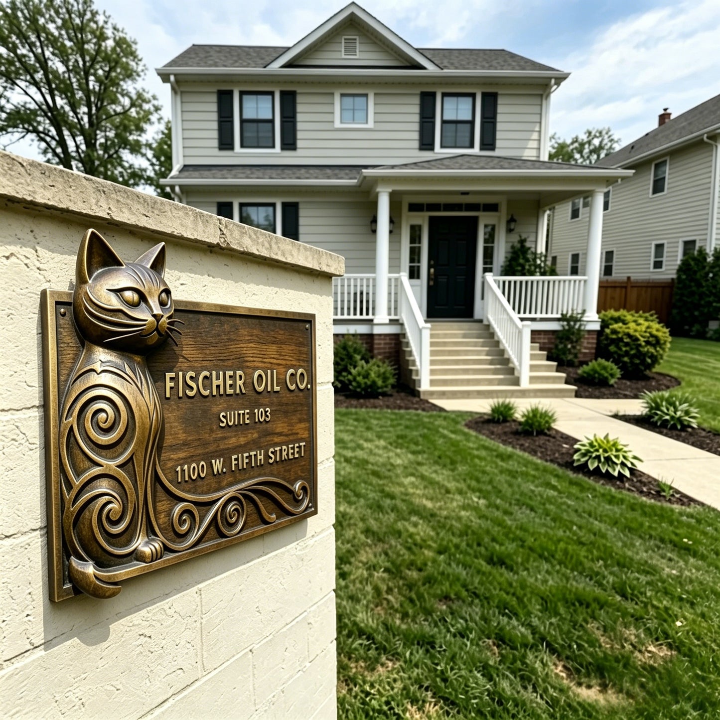 Custom Wooden Signs & Plaques - Personalized 3D Cat Plaque