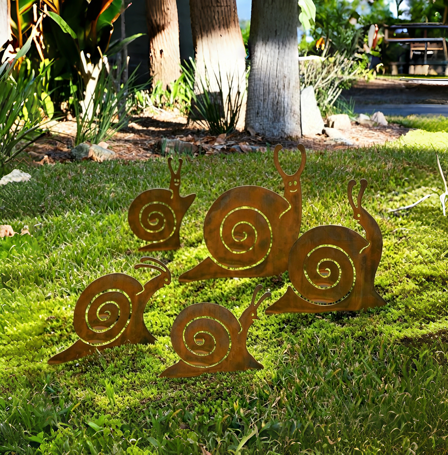 Garden Sculptures - Set of 5