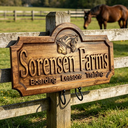 Personalized Family / Ranch / Farm Sign