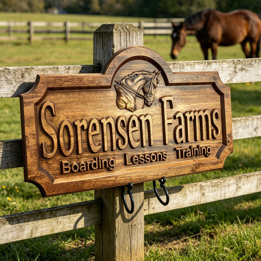 Personalized Family / Ranch / Farm Sign