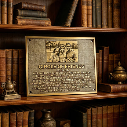 Custom made cast bronze Signs & Plaques - Personalized Memorial Sign
