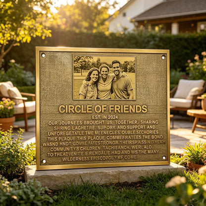 Custom made cast bronze Signs & Plaques - Personalized Memorial Sign