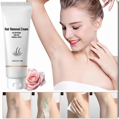 Hair Removal Cream for Men & Women, Gentle Depilatory Gel for Full Body