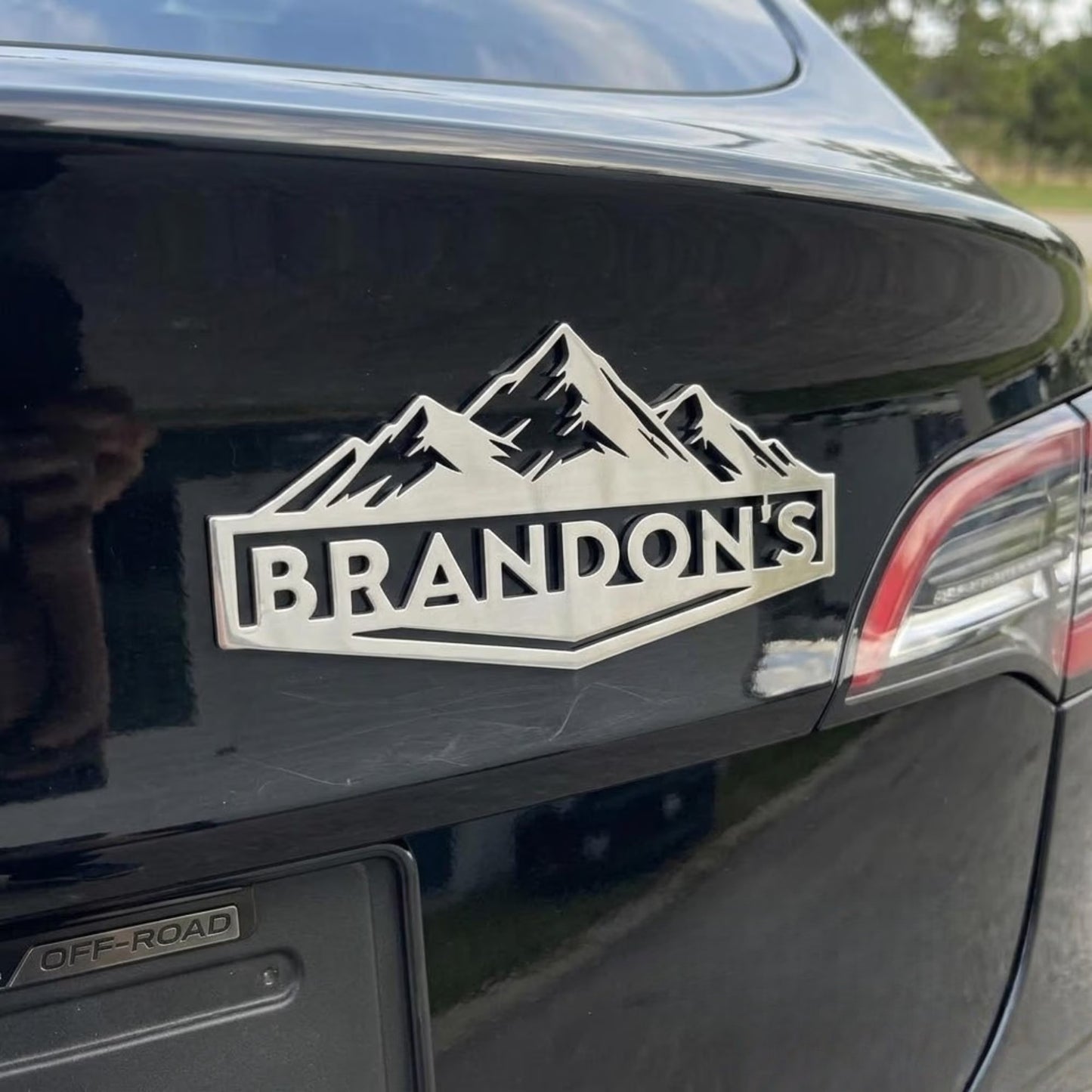 Custom Outdoor Adventure Auto Badge
