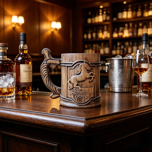 Personalized Wooden Beer Mug