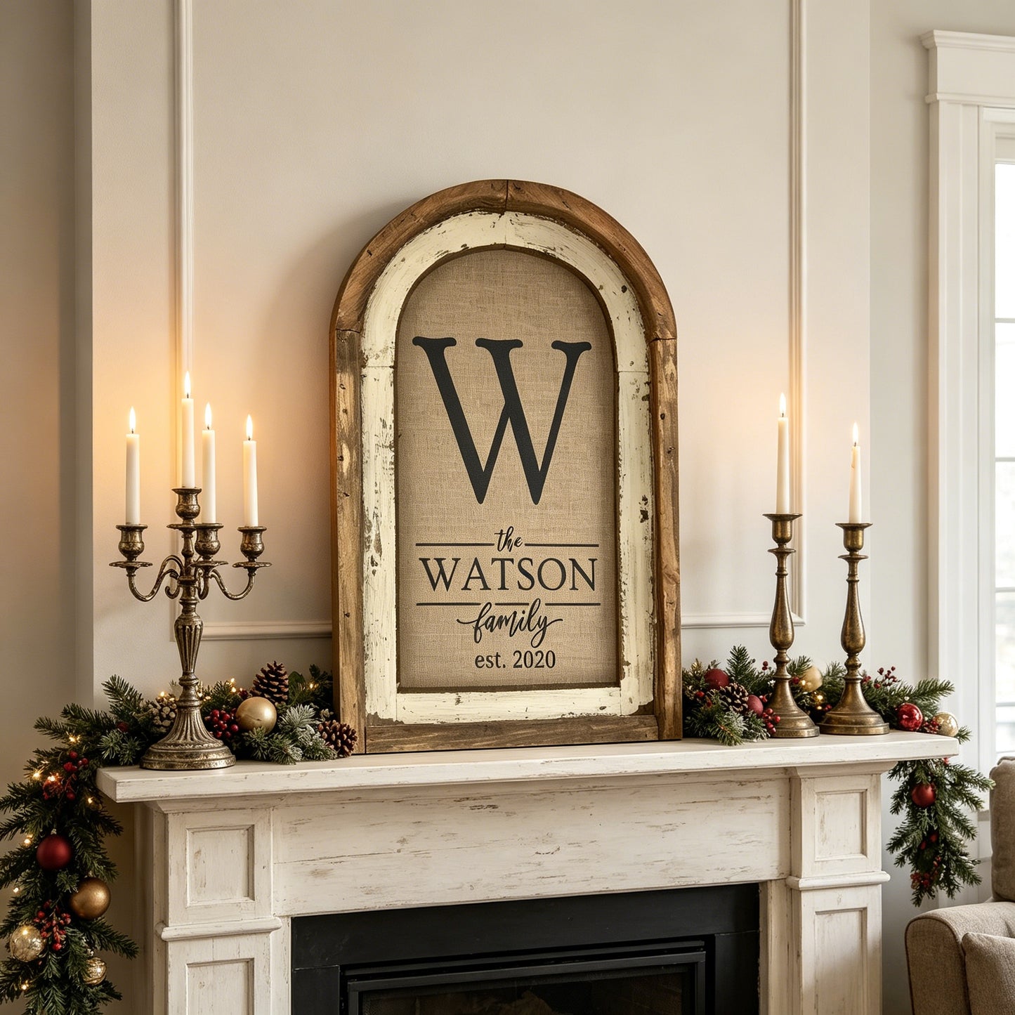 Monogram Wall Art | Custom Farmhouse Decor